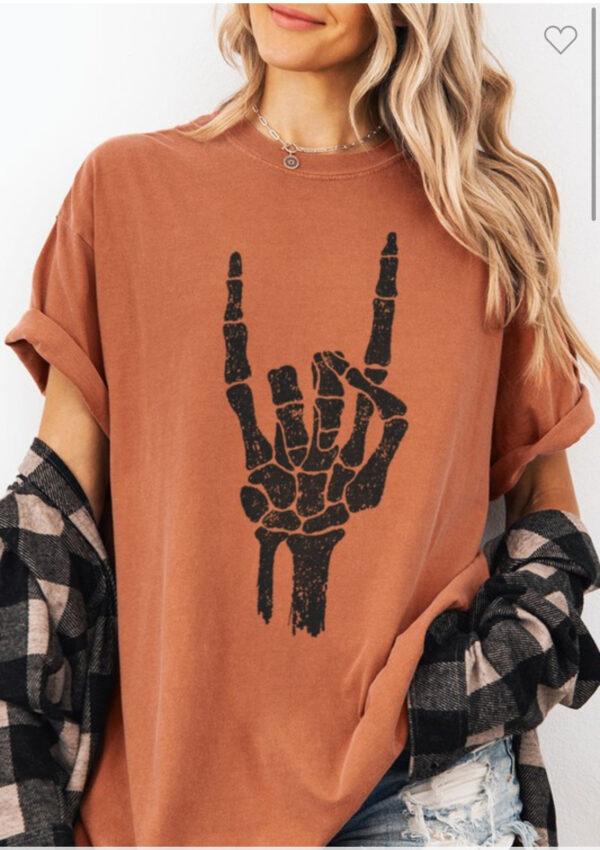COMFORT COLORS ROCK N ROLL SKELETON