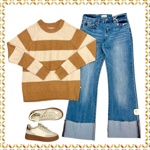 STACCATO COLOR BLOCK PULLOVER SWEATER - Image 7