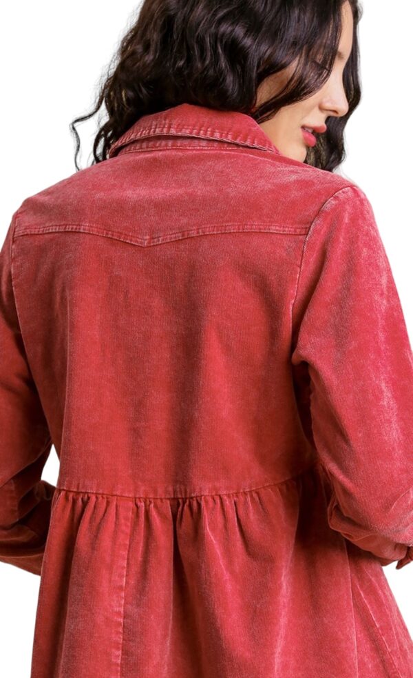 UMGEE MINERAL WASH DISTRESSED TUNIC - Image 4