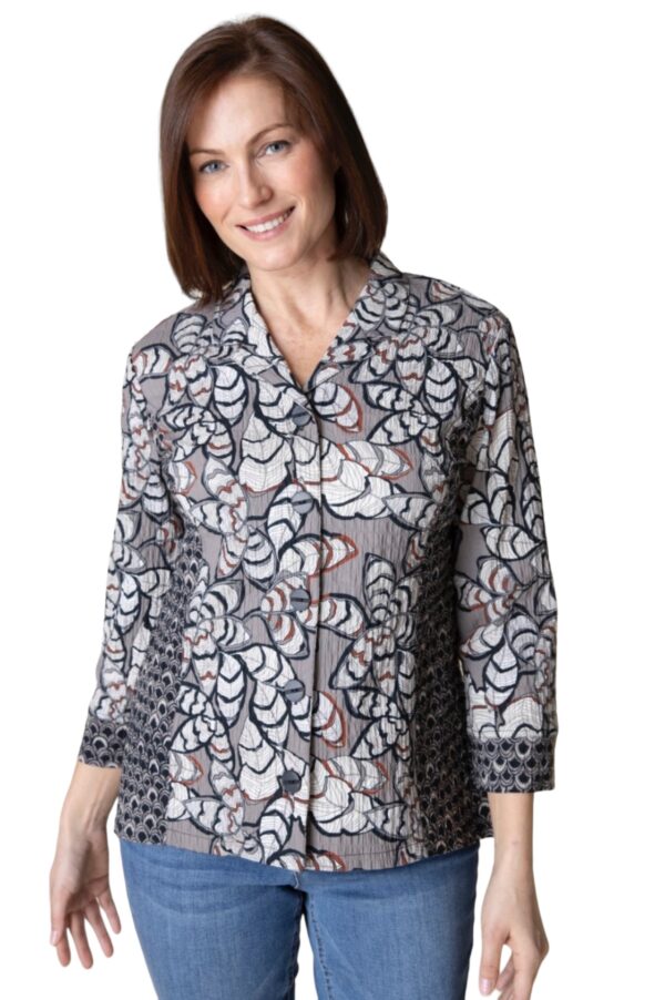 HABITAT RUSTLING LEAVES SEAMED SHIRT - Image 3