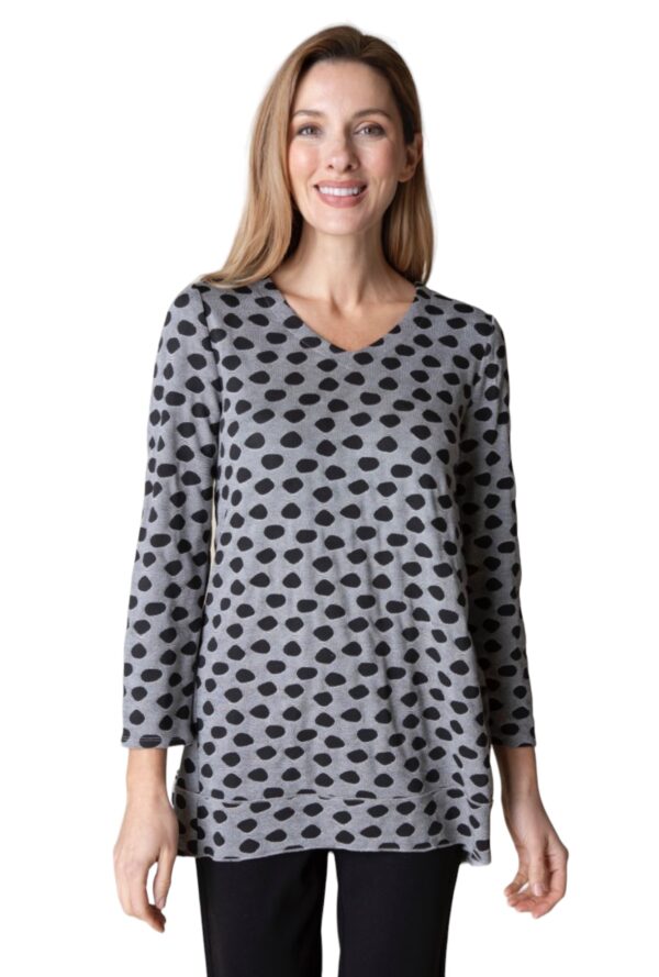 HABITAT TEXTURED DOT PLEAT BACK TUNIC - Image 4