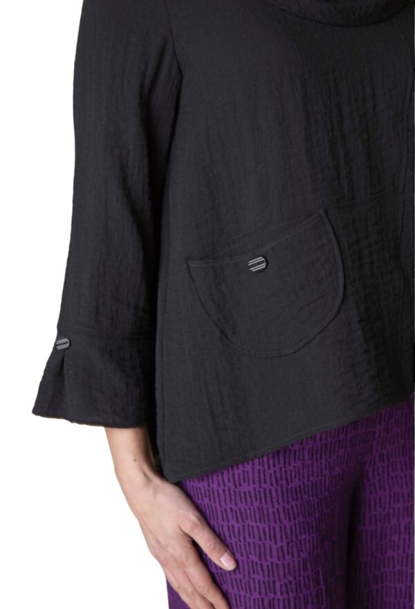 HABITAT SWING POCKET COWL NECK TOP - Image 4