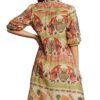 UMGEE BORDER PRINT TIERED MIDI DRESS - Image 5