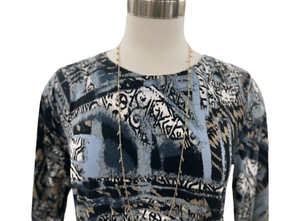 SOUTHERN LADY 3/4 SLEEVE PRINT TOP - Image 3