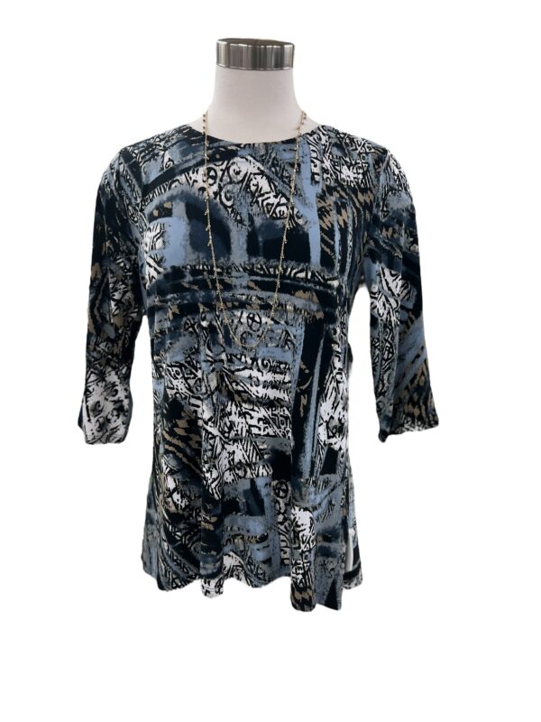 SOUTHERN LADY 3/4 SLEEVE PRINT TOP - Image 2