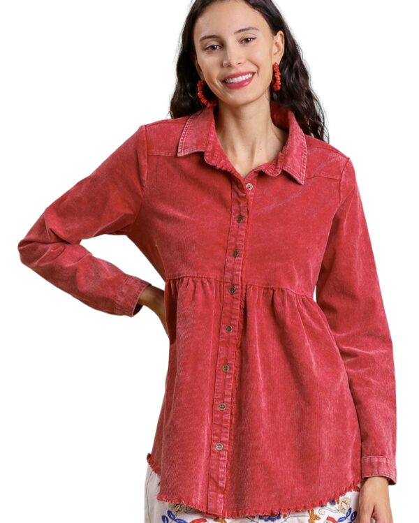 UMGEE MINERAL WASH DISTRESSED TUNIC - Image 2