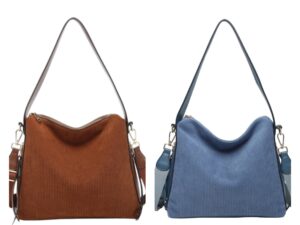 JEN & CO MICHAELA SLOUCHY HOBO WITH GUITAR STRAP