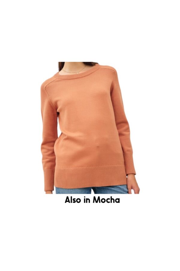 BE COOL RAGLAN SLEEVE OVERSIZED SWEATER