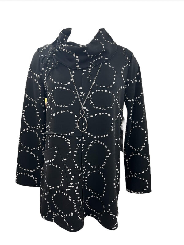 HABITAT CIRCLE KNIT TIE NECK TUNIC - Image 4