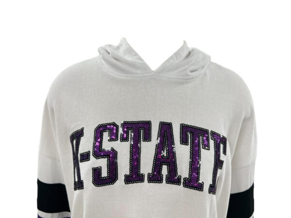 PRESSBOX APPAREL KSU OVERSIZED PIECED FRENCH TERRY - Image 3