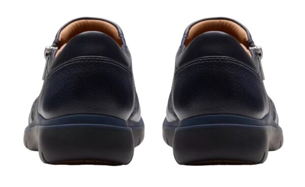 CLARKS CERTINA PURE NAVY LEATHER - Image 6
