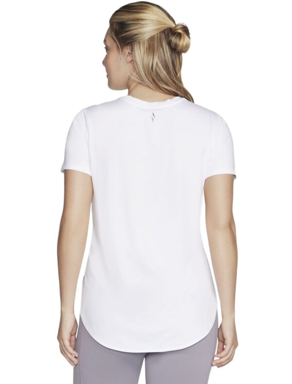 SKECHERS GO DRI SWIFT TUNIC TEE WHITE - Image 3