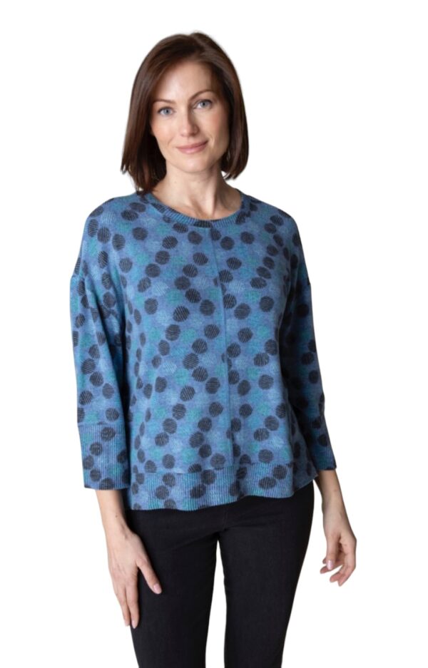 HABITAT FLEECE RIB TRIM BOXY CREW - Image 5