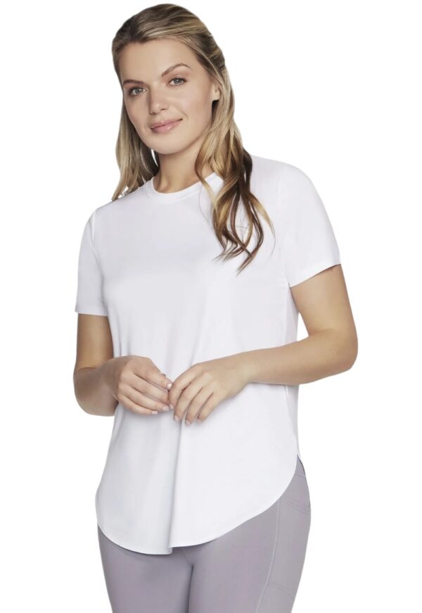 SKECHERS GO DRI SWIFT TUNIC TEE WHITE - Image 2