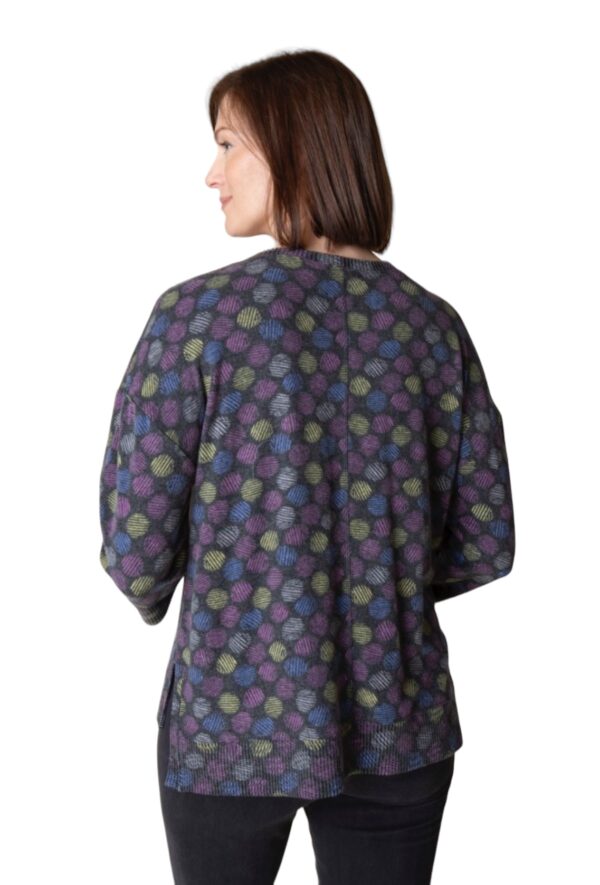 HABITAT FLEECE RIB TRIM BOXY CREW - Image 4