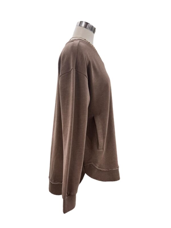 ROYCE APPAREL V-NECK ROUND BOTTOM FLEECE - Image 3