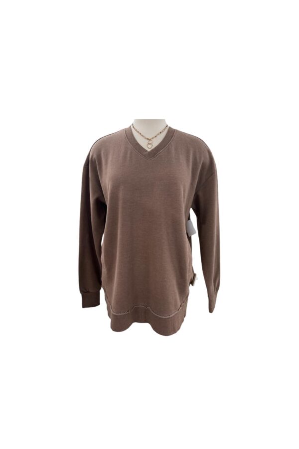 ROYCE APPAREL V-NECK ROUND BOTTOM FLEECE