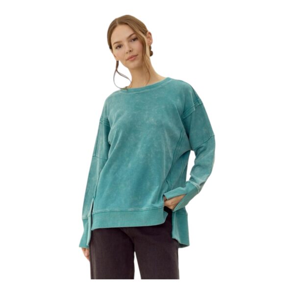JODIFL MINERAL WASH LOOSE FIT SWEATSHIRT - Image 5