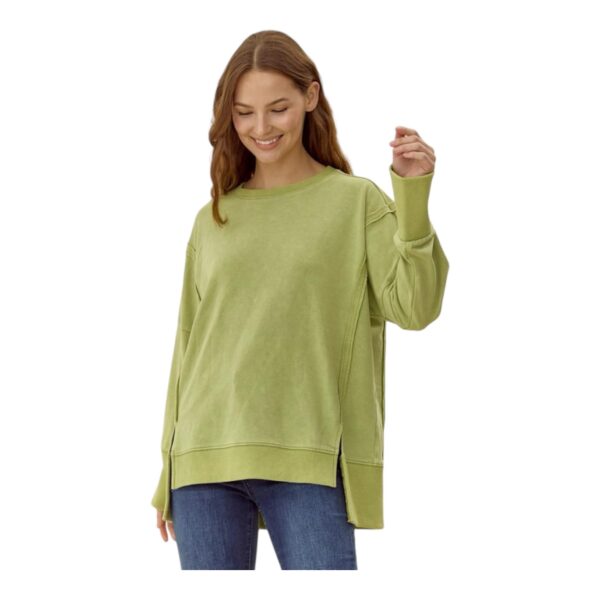 JODIFL MINERAL WASH LOOSE FIT SWEATSHIRT - Image 8