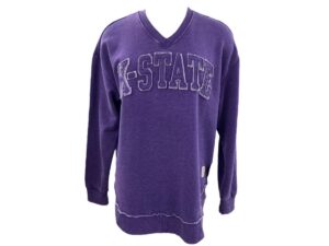 PRESSBOX APPAREL WESTIN LONG SLEEVE ROUND BOTTOM V-NECK