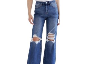 MICA DENIM 90S VINTAGE CROP FLARE