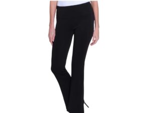 MULTIPLES WIDE BAND PULL-ON KNIT FLARE LEG