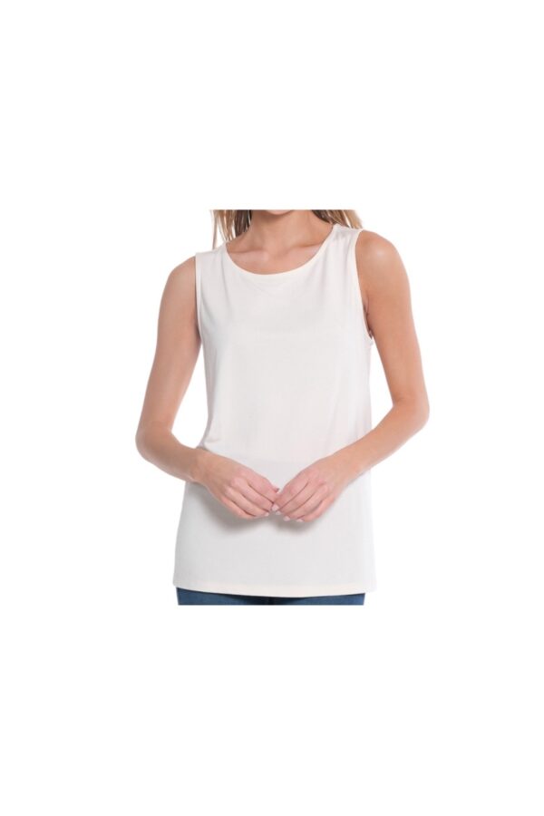 MULTIPLES SCOOP NECK KNIT TANK