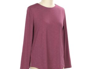 SOUTHERN LADY LONG SLEEVE SOLID BOATNECK KNIT TOP