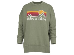 ROYCE APPAREL TAKE A HIKE SIDE SLIT FLEECE