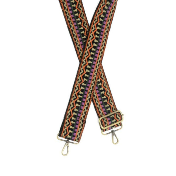 JOY SUSAN 2" VELVET STRIPE GUITAR STRAP - Image 5