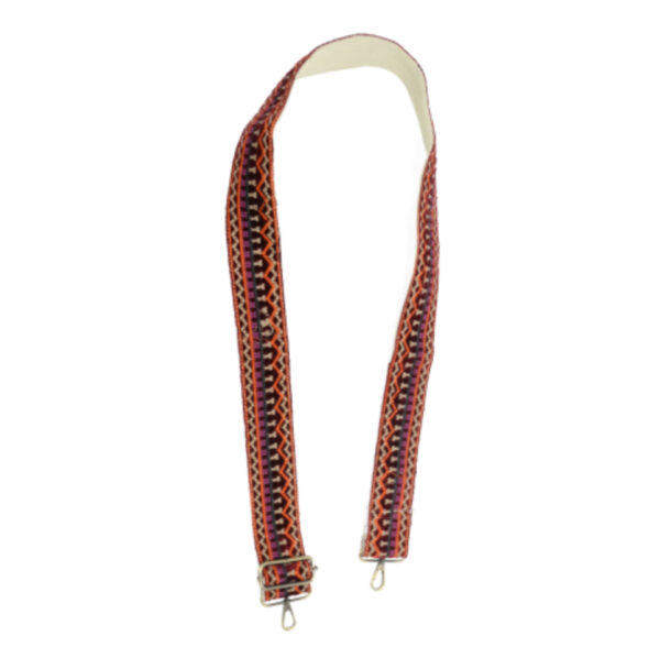 JOY SUSAN 2" VELVET STRIPE GUITAR STRAP - Image 2