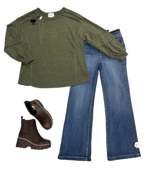 ANDREE HACCI KNIT CREW NECK KNIT TOP - Image 12