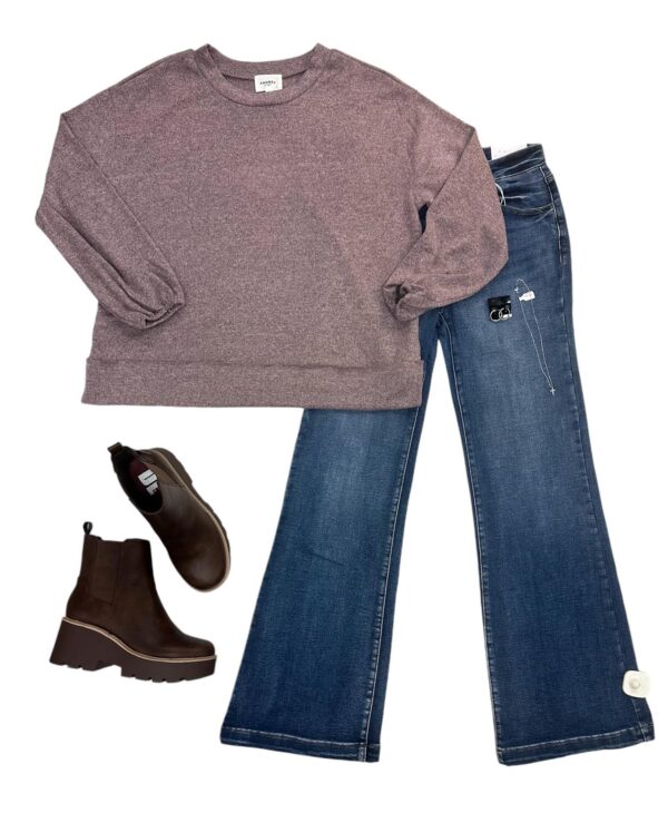 ANDREE SUPER SOFT KNIT CREW NECK TOP - Image 12