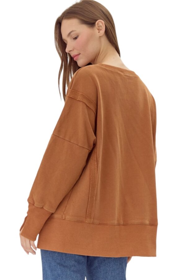 JODIFL MINERAL WASH LOOSE FIT SWEATSHIRT - Image 3