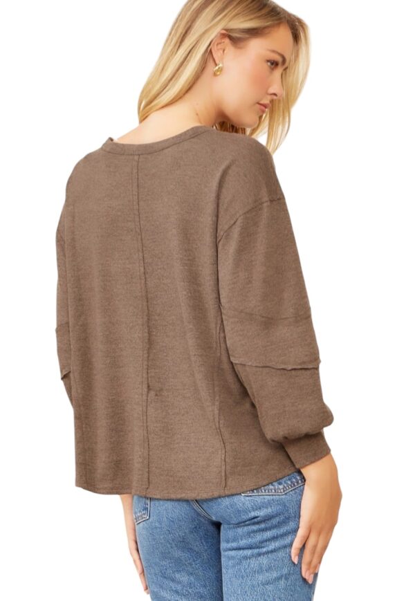 ANDREE HACCI KNIT CREW NECK KNIT TOP - Image 11