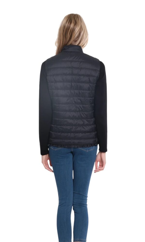 MULTIPLES SOLID LINED QUILTED VEST - Image 4