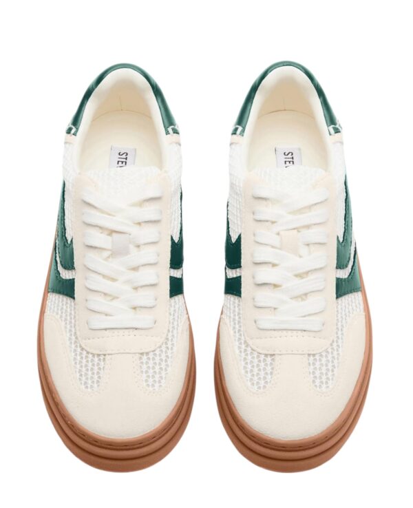 MADDEN GIRL DODGE SNEAKER GREEN & WHITE - Image 6