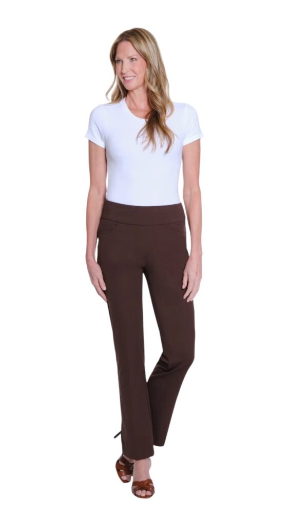 MULTIPLES EASY FIT KNIT STOVE PIPE LEG PANT - Image 11