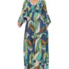 JODIFL BLUE PRINT SMOCKED BODICE MAXI - Image 3