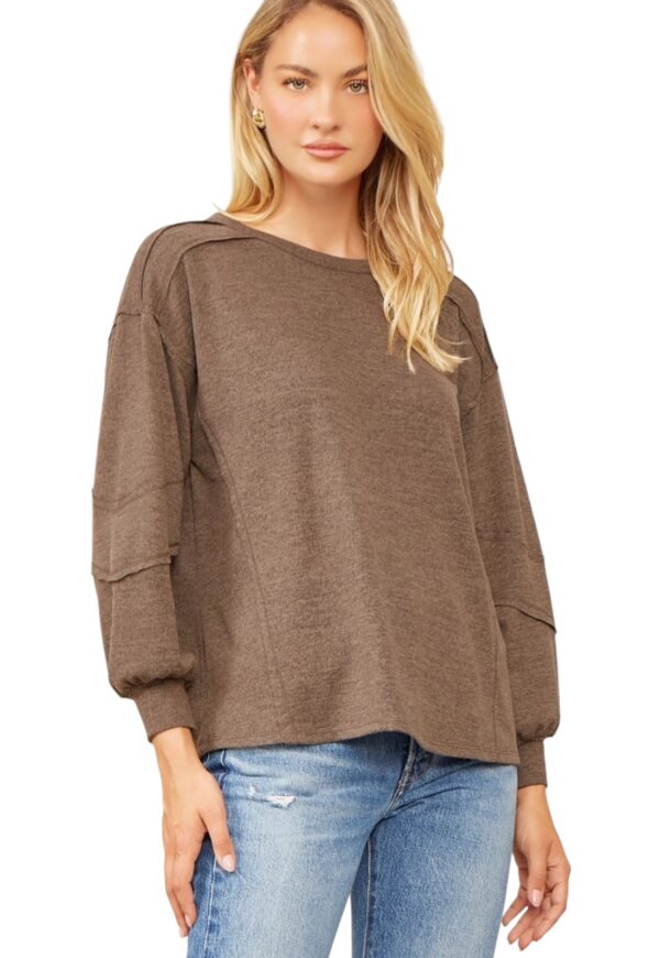 ANDREE HACCI KNIT CREW NECK KNIT TOP - Image 10