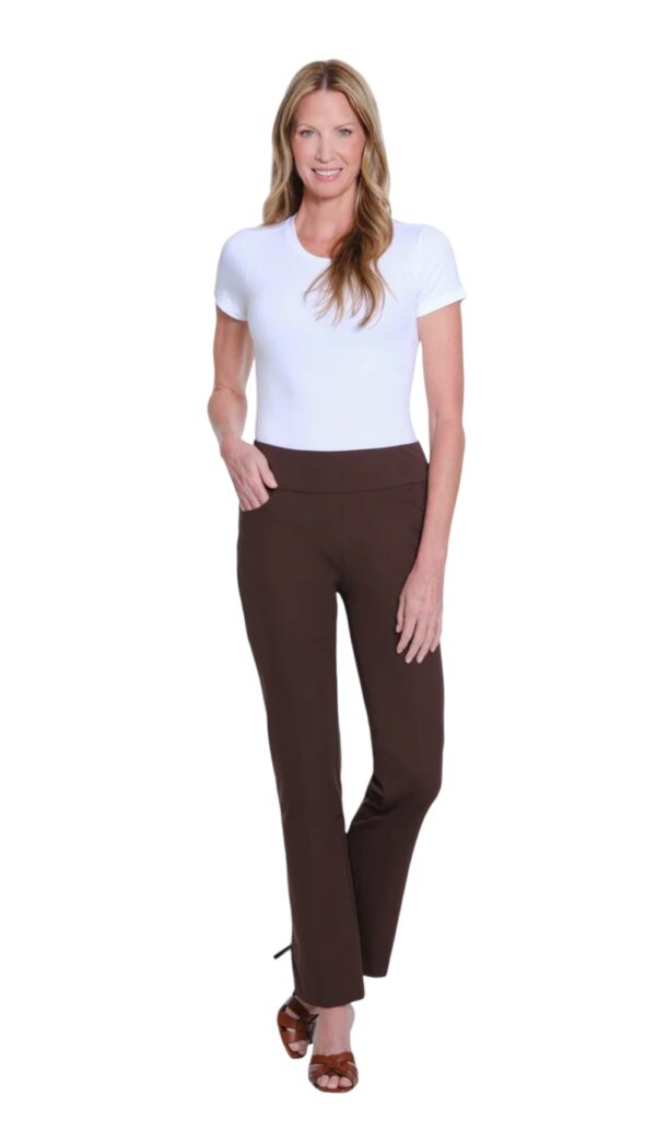MULTIPLES EASY FIT KNIT STOVE PIPE LEG PANT - Image 10
