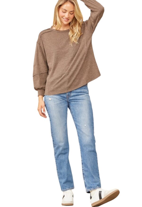 ANDREE HACCI KNIT CREW NECK KNIT TOP - Image 8