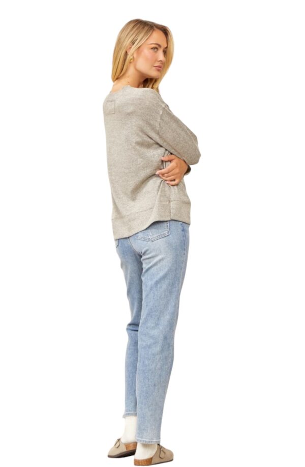 ANDREE SUPER SOFT KNIT CREW NECK TOP - Image 6