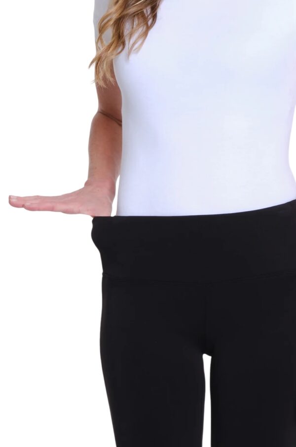 MULTIPLES WIDE BAND PULL-ON KNIT FLARE LEG - Image 6