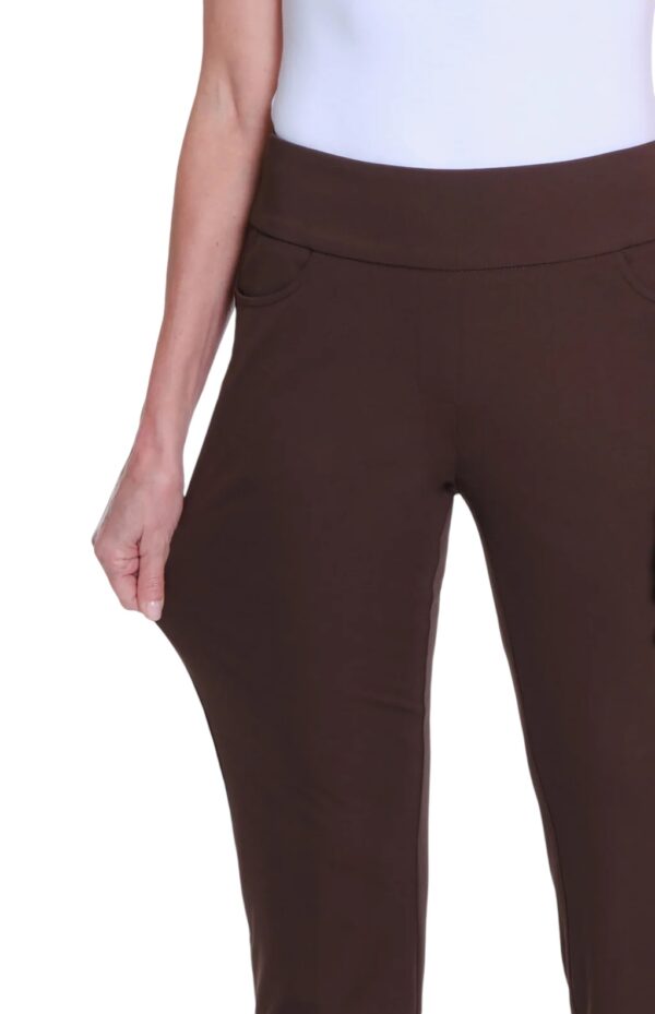 MULTIPLES EASY FIT KNIT STOVE PIPE LEG PANT - Image 7