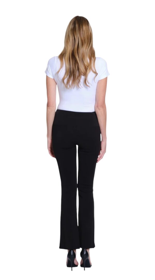 MULTIPLES WIDE BAND PULL-ON KNIT FLARE LEG - Image 5