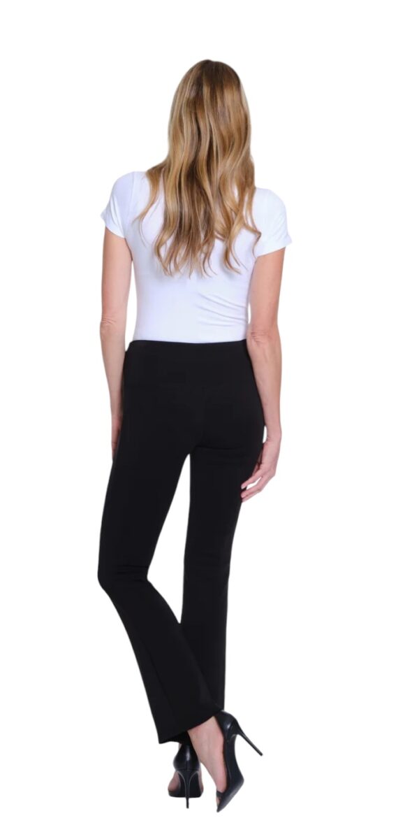 MULTIPLES WIDE BAND PULL-ON KNIT FLARE LEG - Image 4
