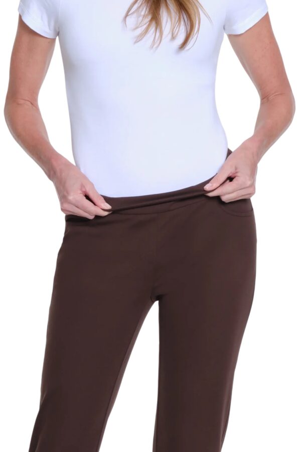 MULTIPLES EASY FIT KNIT STOVE PIPE LEG PANT - Image 5