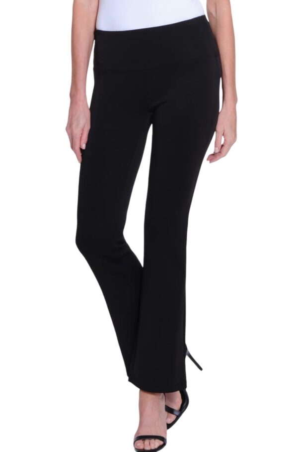 MULTIPLES WIDE BAND PULL-ON KNIT FLARE LEG - Image 3