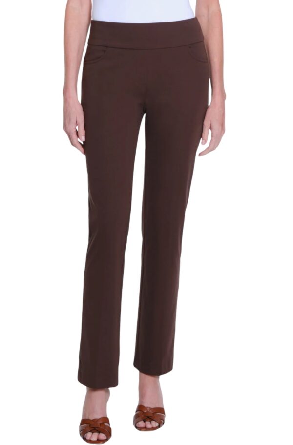MULTIPLES EASY FIT KNIT STOVE PIPE LEG PANT - Image 2